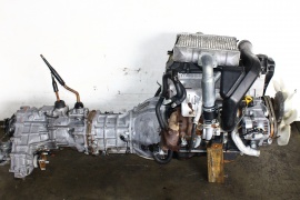 JDM 1KZ-TE 3.0L Turbo Diesel Engine 4x4 AWD Manual Transmission Harness Cable Tr