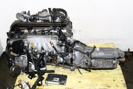 JDM Toyota 2JZ-GTE VVTi Engine 3.0L Twin turbo 2JZ Motor ECU Harness Auto Trans